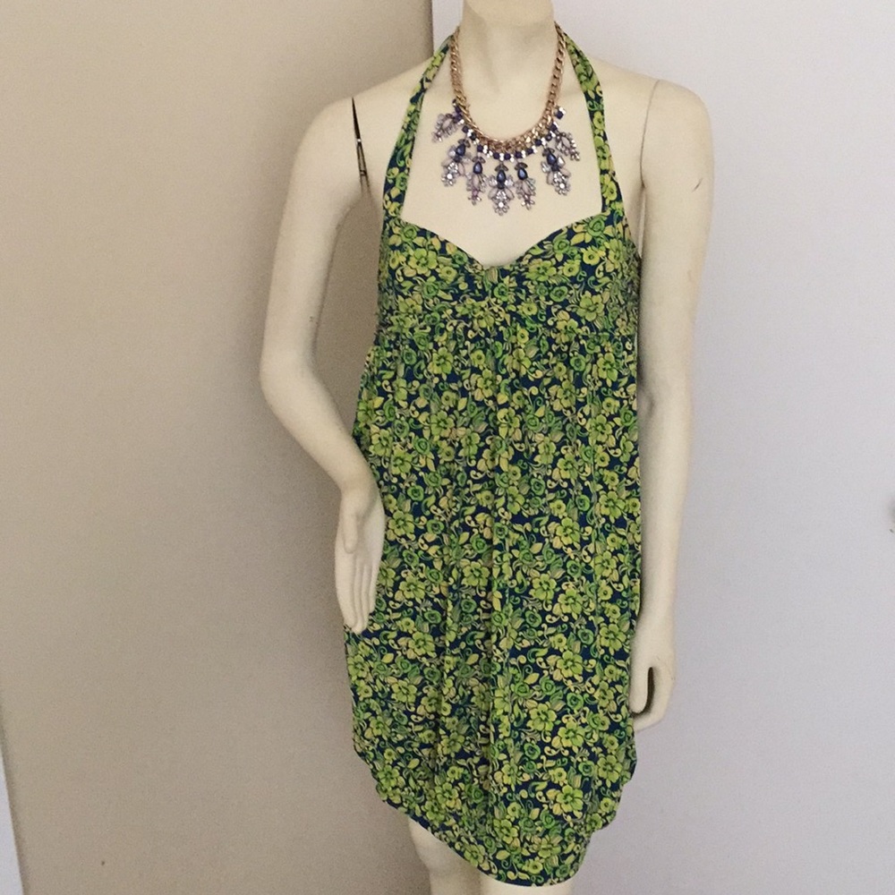 Floral Halter Top Dress